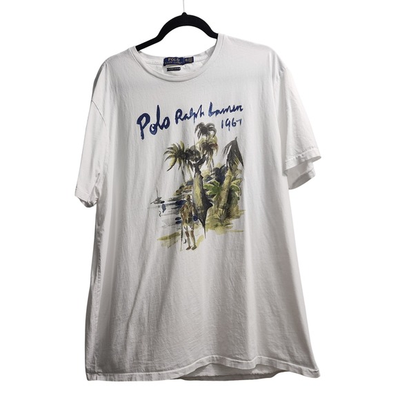 Polo Ralph Lauren Other - Polo Ralph Lauren 1967 Graphic T Shirt Custom Slim‎ Fit XXL Mens